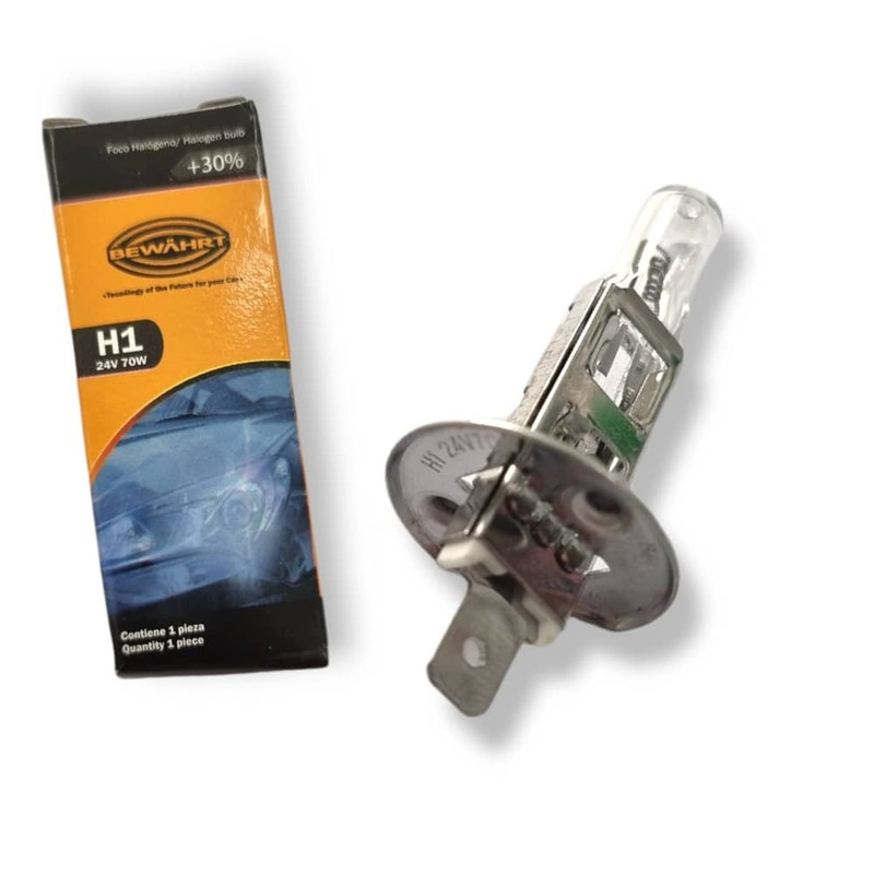 BOMBILLO HALOGENO H1 24 Volts. 70 Watts. IVECO STRALIS / EURO TECH