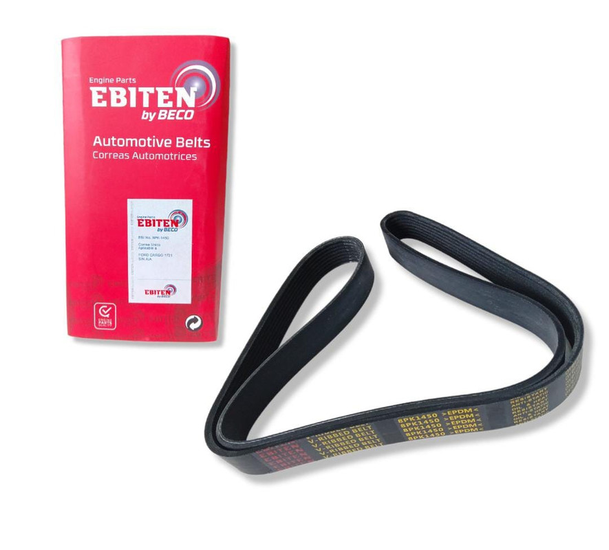 CORREA UNICA ALTERNADOR 8PK1450 FORD CARGO 1721 SIN A/A