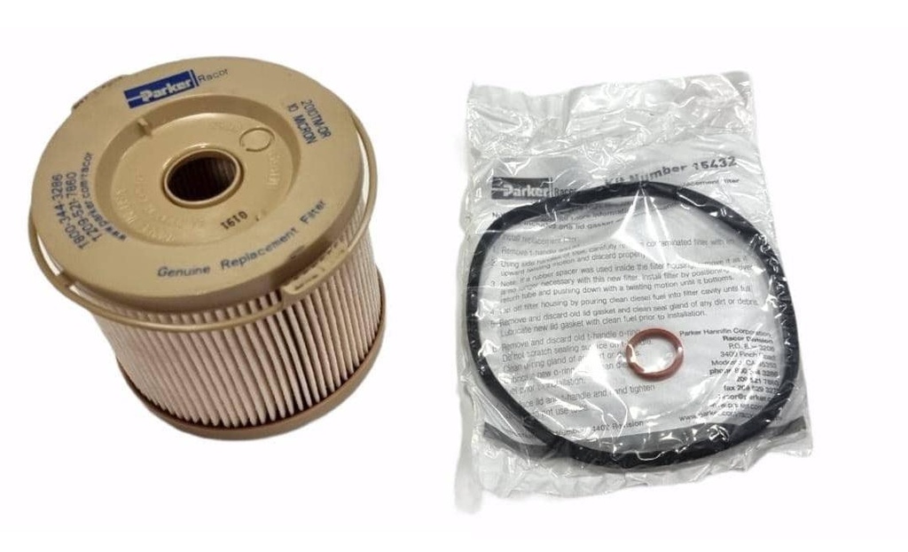 FILTRO ELEMENTO TRAMPA AGUA TURBINA FS500FG