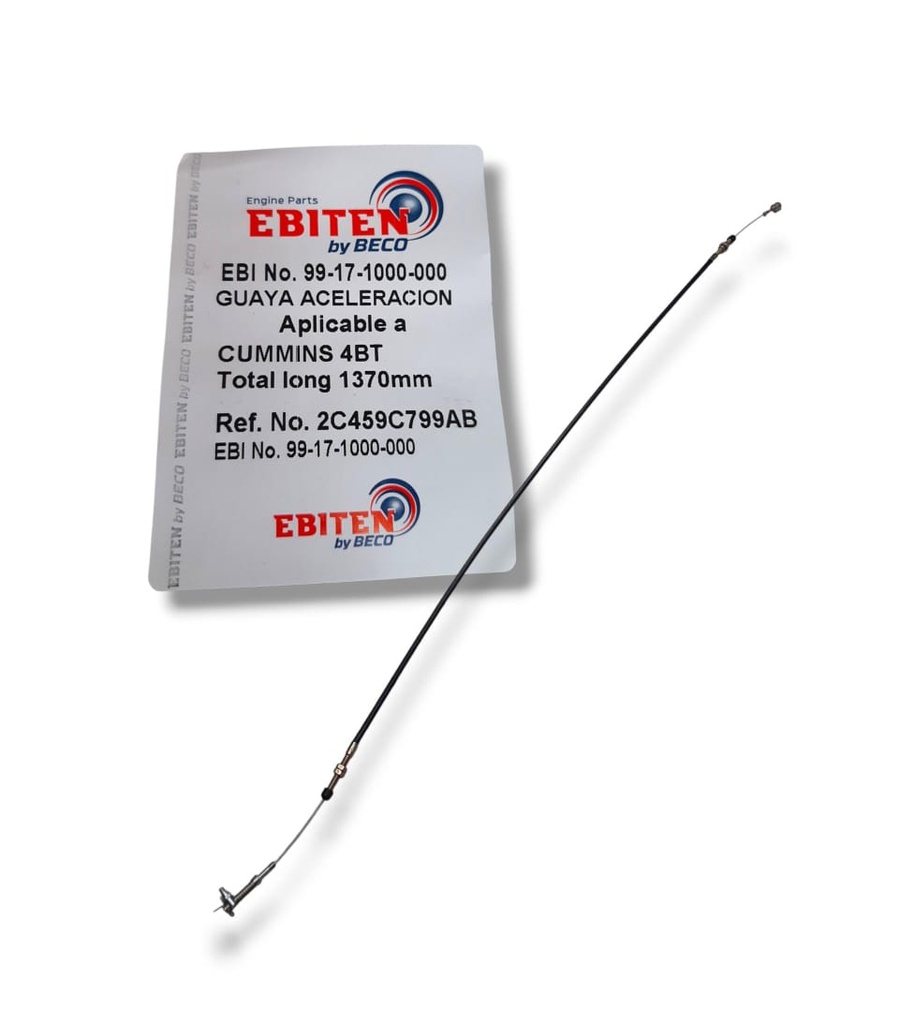 GUAYA DE ACELERADOR FORD CARGO 815 / CUMMINS 4BT