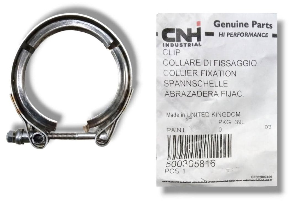 ABRAZADERA COLECTOR ESCAPE IVECO STRALIS /  TRAKKER