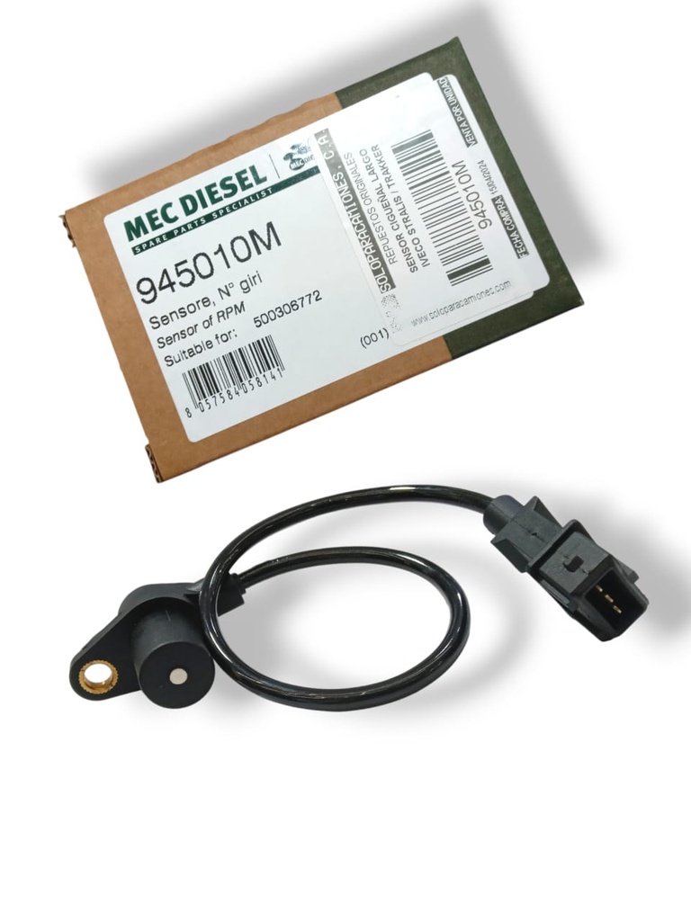 SENSOR CIGUEÑAL LARGO RPM IVECO STRALIS / TRAKKER