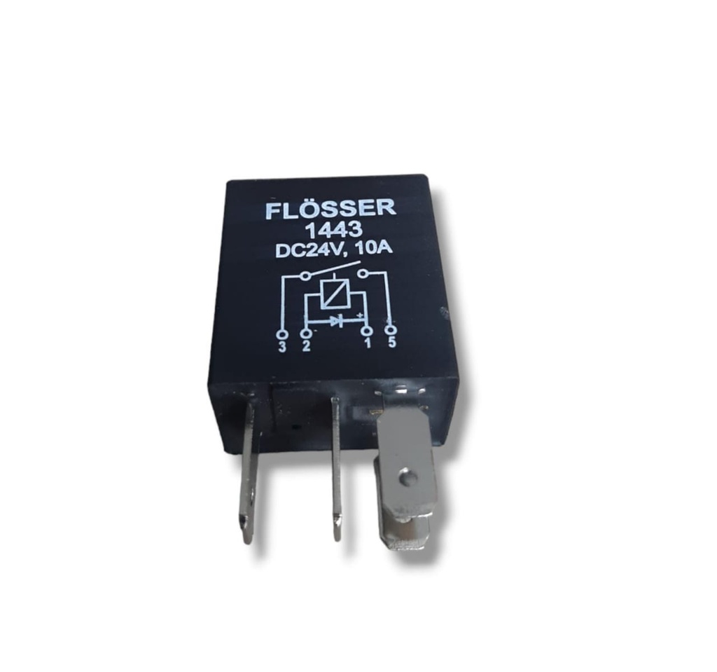 MICRO RELE MINI 24 Volts. 4 PATAS 1443 FLOSHER