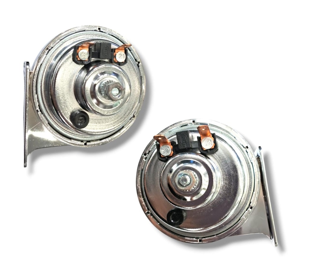 PAR DE CORNETA DOBLE TONO 12Volts. 410/510HZ 112DB HELLA