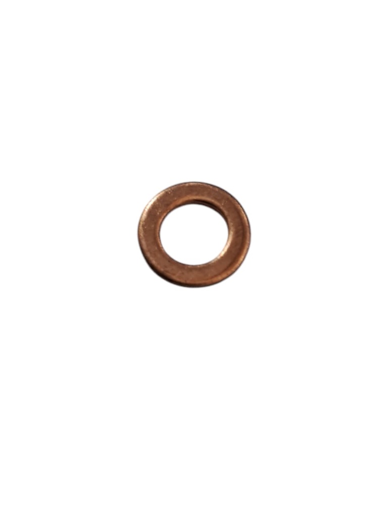 ARANDELA DE COBRE 6mm. x 10mm. x 1mm.