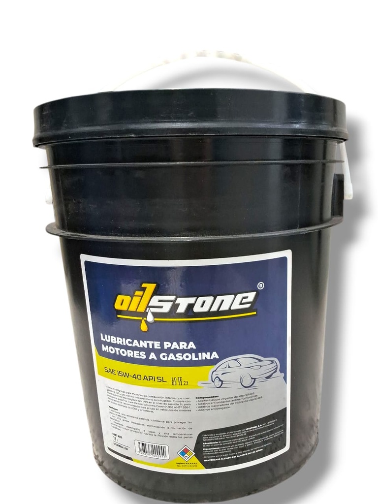 PAILA DE ACEITE MOTOR SAE 15W40 API SL OILSTONE