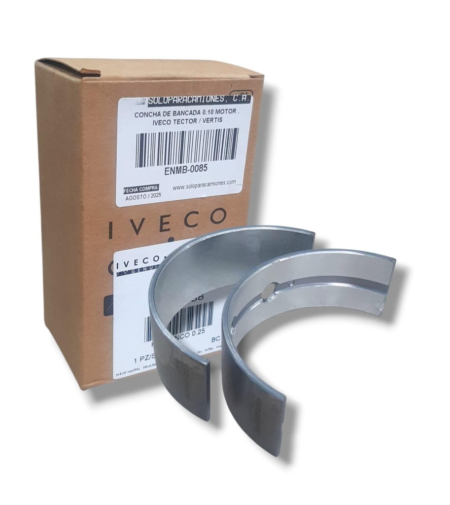 JGO. CONCHA DE BANCADA 0.10 MOTOR IVECO TECTOR / VERTIS