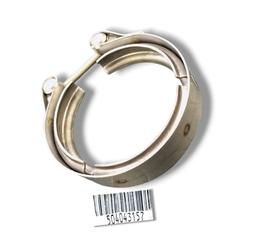 [504043157] ABRAZADERA SALIDA ADMISION TURBO IVECO TECTOR / EURO CARGO