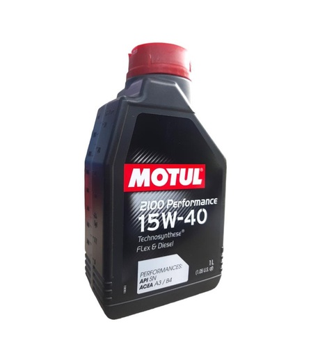 [M104625] ACEITE DE MOTOR 15W40 2100 PERFORMANCE SEMI-SINTETICO MOTUL
