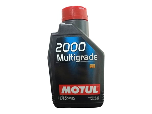 [M102769] ACEITE DE MOTOR 20W50 2000 MULTIGRADO MINERAL MOTUL
