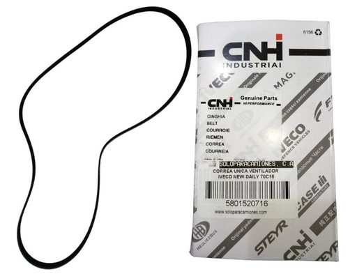 [5801520716] CORREA UNICA VENTILADOR 6PK1758 IVECO NEW DAILY 70C16