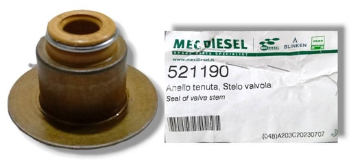 [521190] GORRO GOMA VALVULA  ADMISION Y ESCAPE TIPO SOBRERO AMARILLO IVECO TECTOR / VERTIS