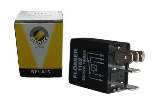 [1162] MICRO RELE  5 PATAS 15 / 25 Amps. 12 Volts.