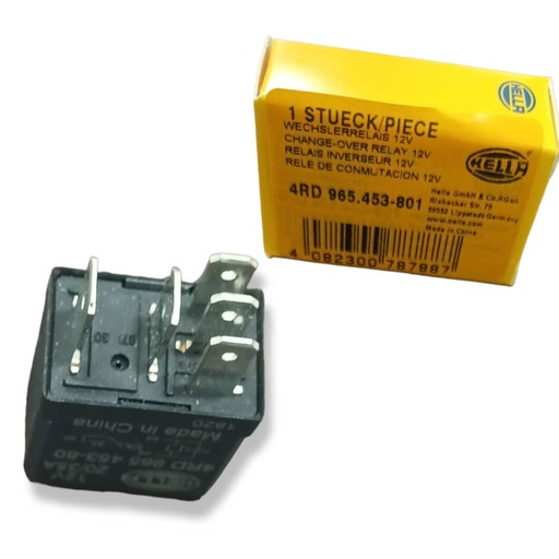 [965453041] MINI RELE  5 POLOS 12 Voltios 10 / 20 Amps. CON RESISTENCIA