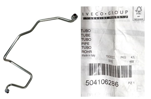 [504106286] TUBO NEUMATICO COMPRESOR DE AIRE DIAM=18 MM IVECO TECTOR