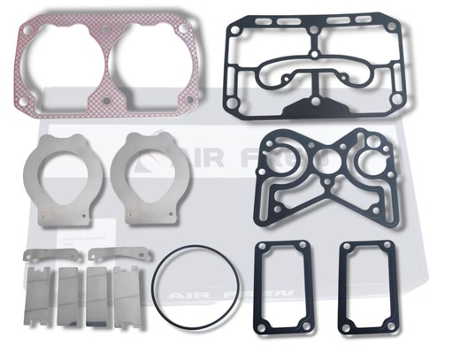 [01.R391.237] KIT EMPACADURA COMPRESOR NEUMATICO 86mm. Mod. Nuevo SIN VALVULA IVECO NEW STRALIS / NEW TRAKKER