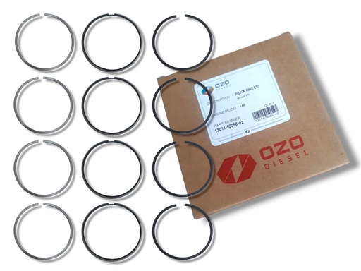 [13011-58050-OZ] JGO. ANILLOS STD MOTOR 102mm TOYOTA DYNA 14B