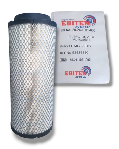 [80-24-1001-000] FILTRO DE AIRE MOTOR IVECO DAILY 59.12 / 60.12